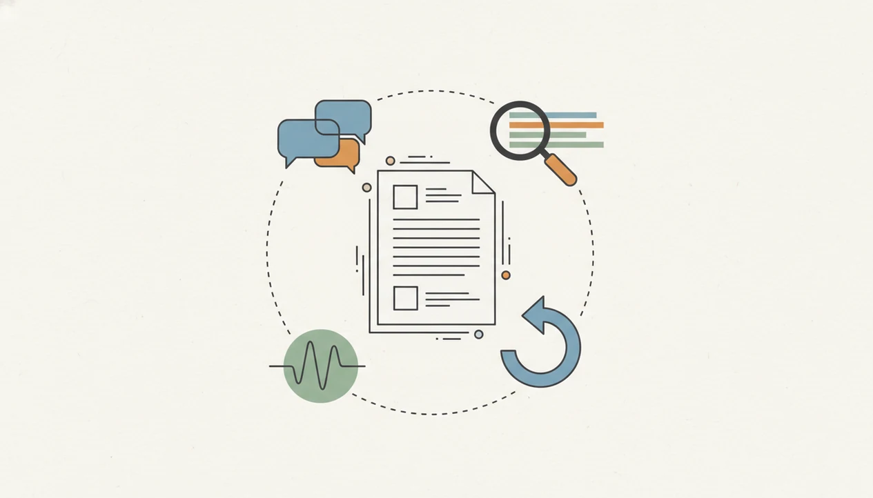 A simple diagram shows drafting, detection, rewriting, and humanizing connected around a document.