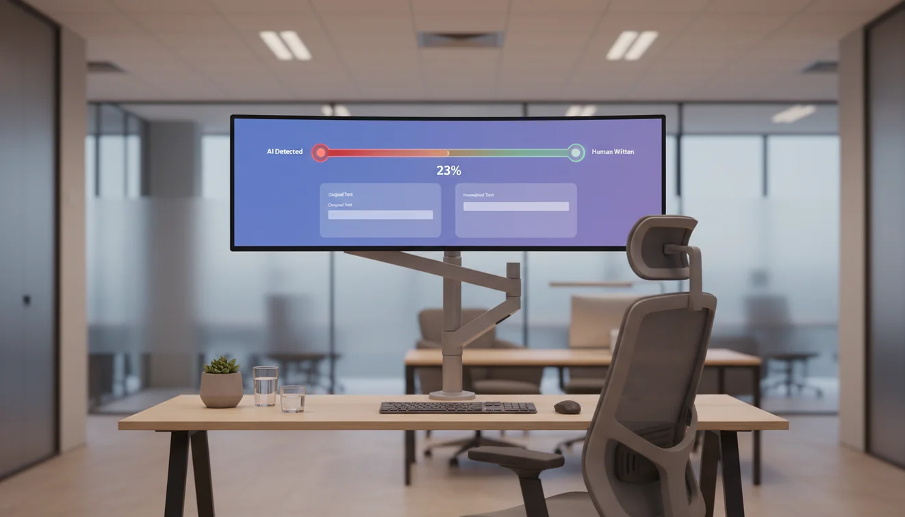 AI text humanizer making content sound naturally written