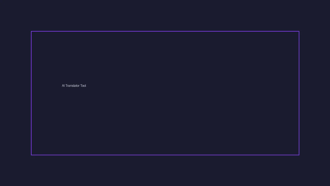 Writer using AI translator to localize content for global audiences